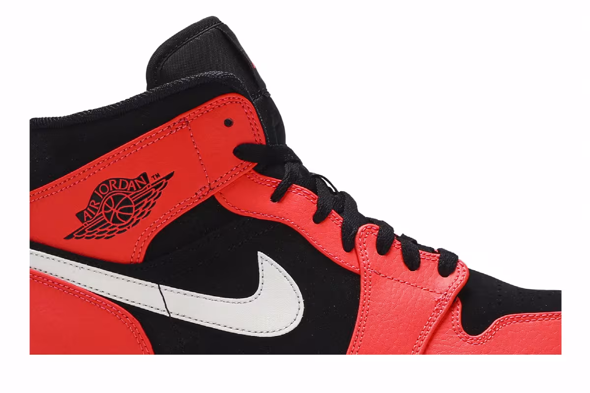 Air Jordan 1 Mid Infrared 23, view 3