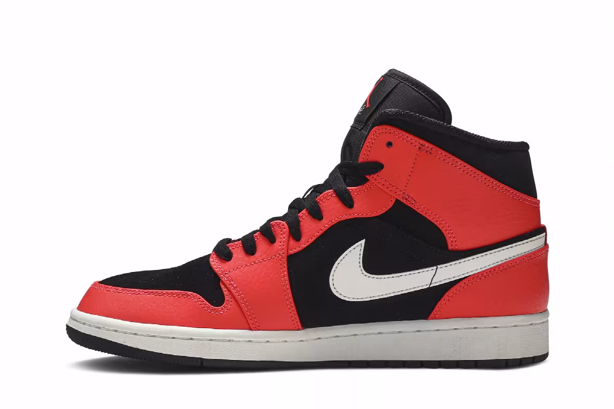 Air Jordan 1 Mid Infrared 23, view 4