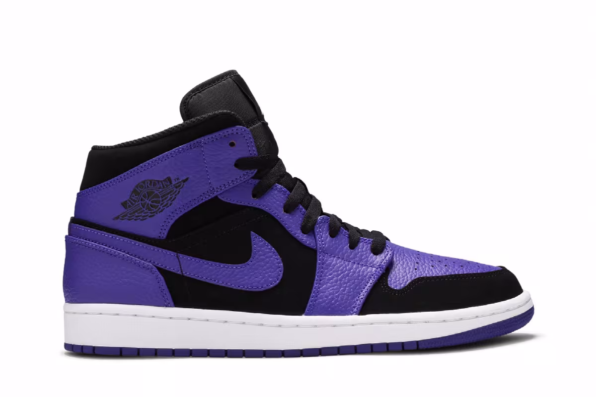 Air Jordan 1 Mid Dark Concord, view 2