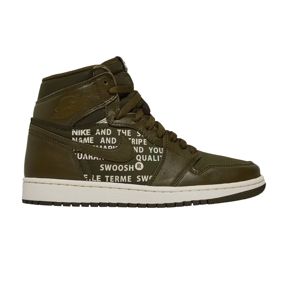 Air Jordan 1 High OG Olive Canvas