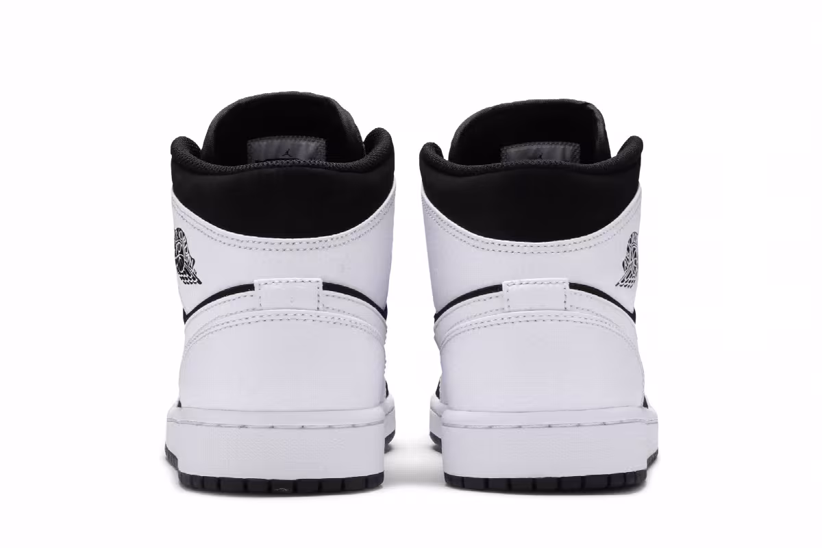 Air Jordan 1 Mid Tuxedo, view 7