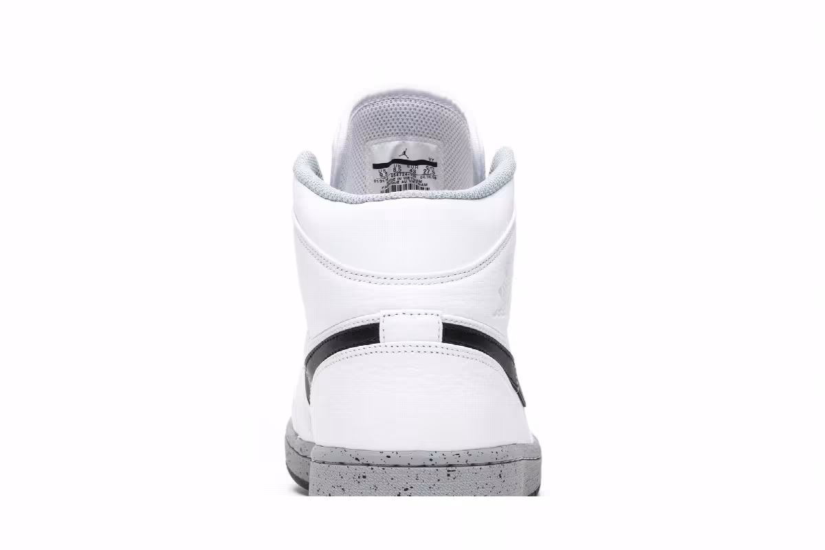 Air Jordan 1 Mid White Cement, view 8