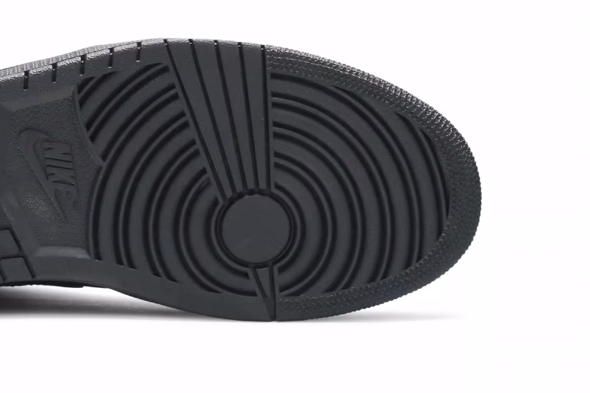 Air Jordan 1 Mid Black, view 6