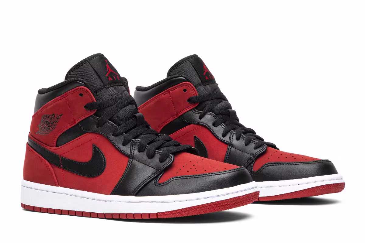 Air Jordan 1 Mid Reverse Banned, view 9