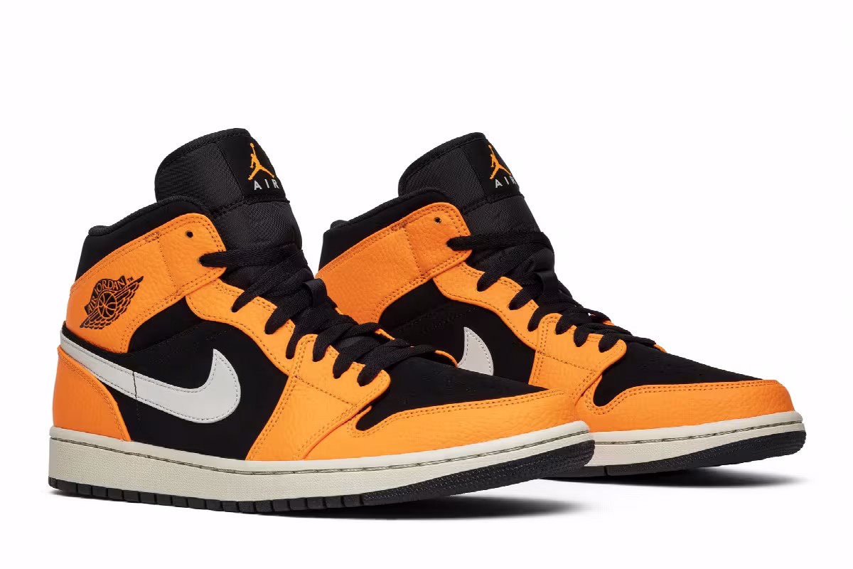 Air Jordan 1 Mid Black Cone, view 9
