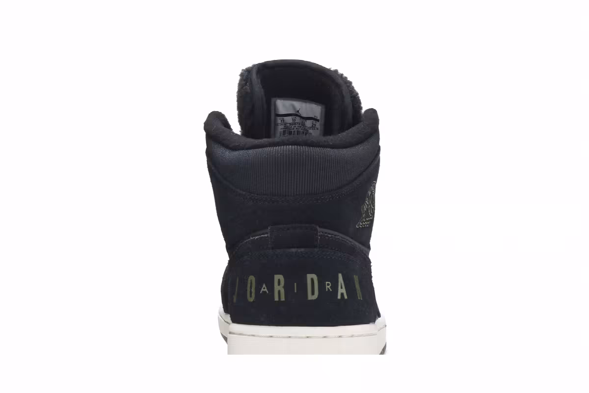 Air Jordan 1 Mid Black, view 8