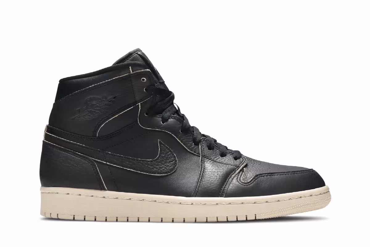 Air Jordan 1 High Premium Black Desert Sand, view 2