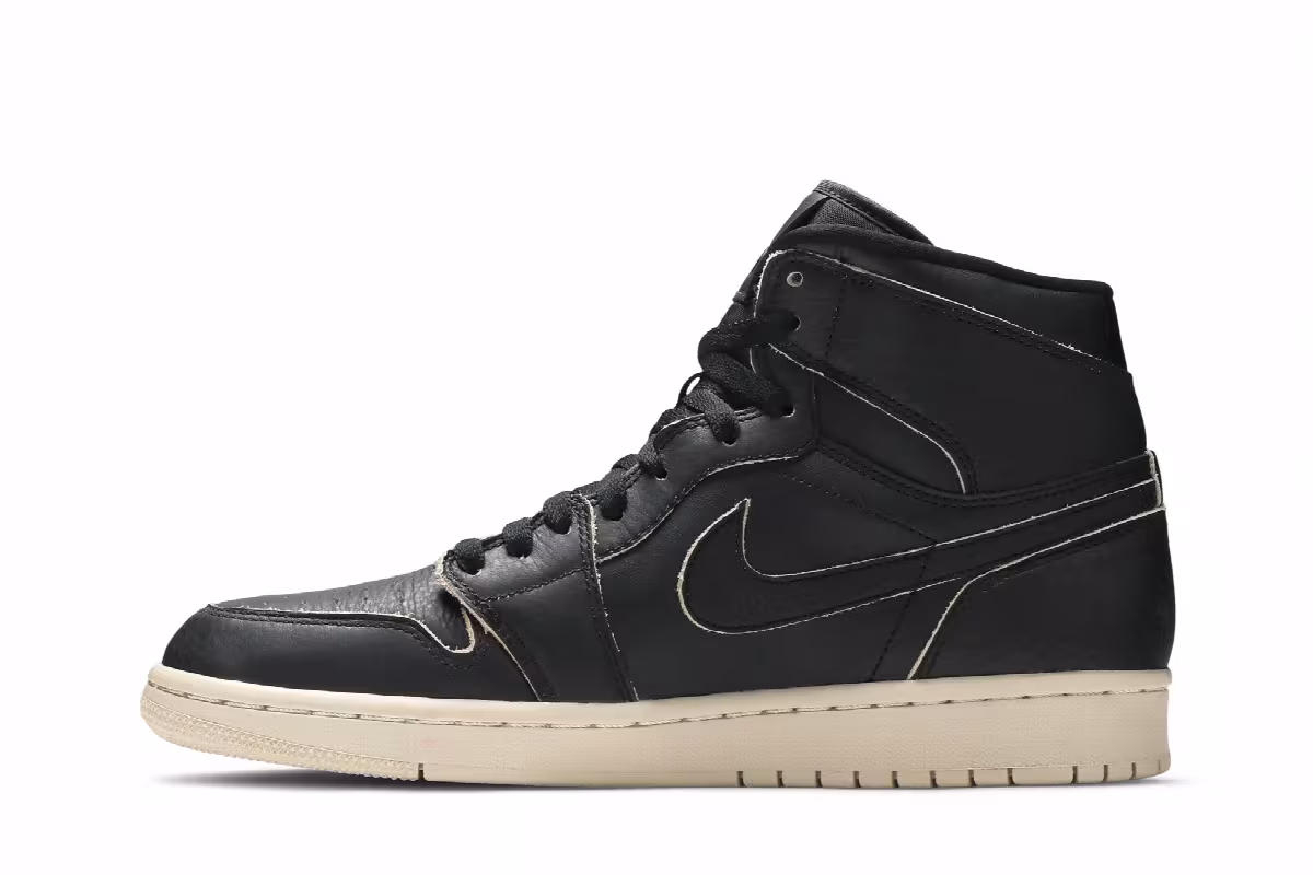 Air Jordan 1 High Premium Black Desert Sand, view 4