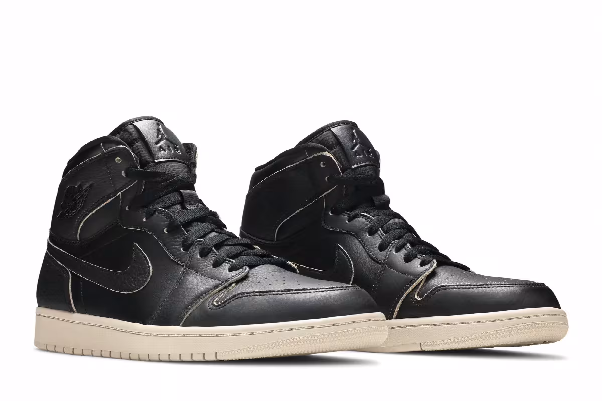 Air Jordan 1 High Premium Black Desert Sand, view 9
