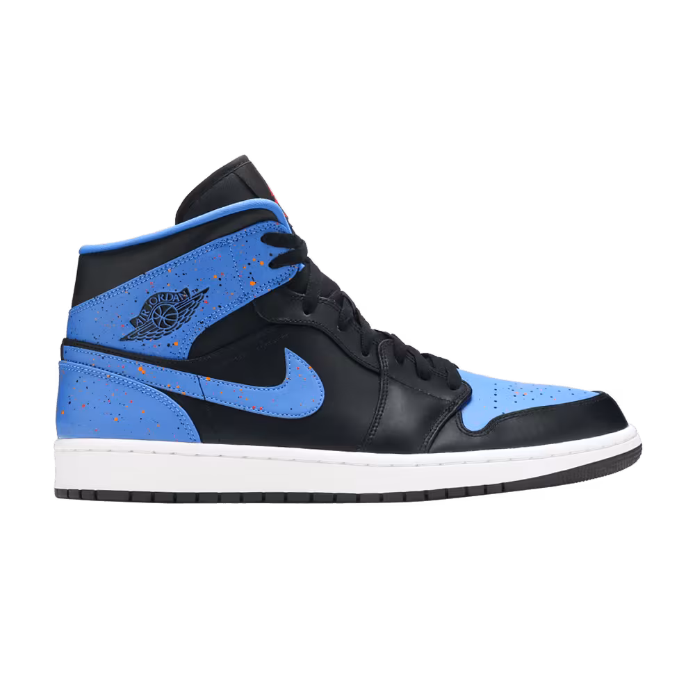 Air Jordan 1 Mid Royal Splatter