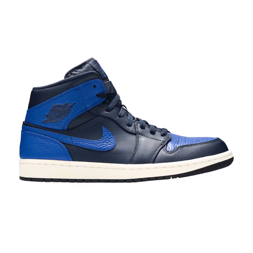 Air Jordan 1 Mid Obsidian Royal