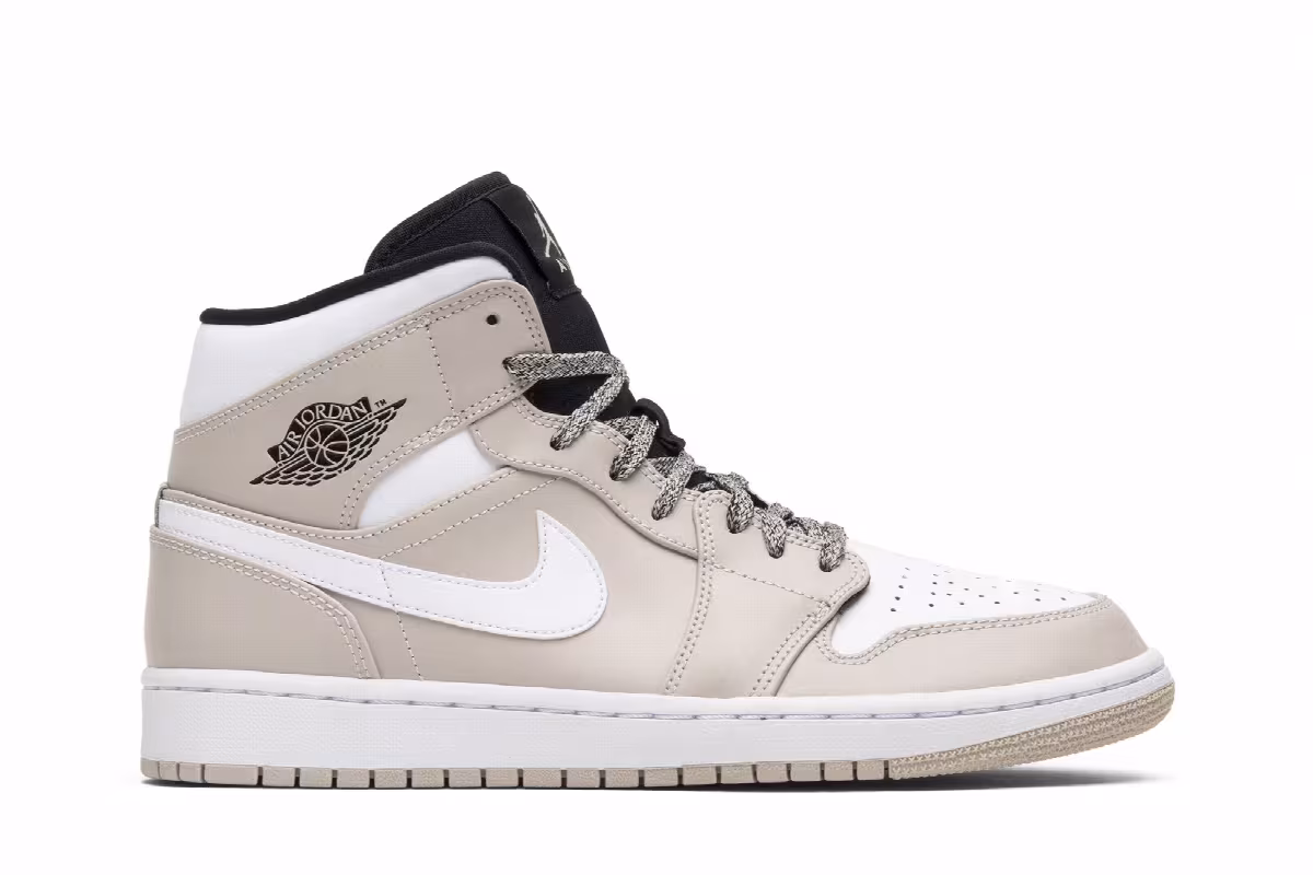 Air Jordan 1 Mid Desert Sand, view 2