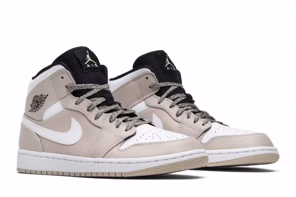 Air Jordan 1 Mid Desert Sand, view 9