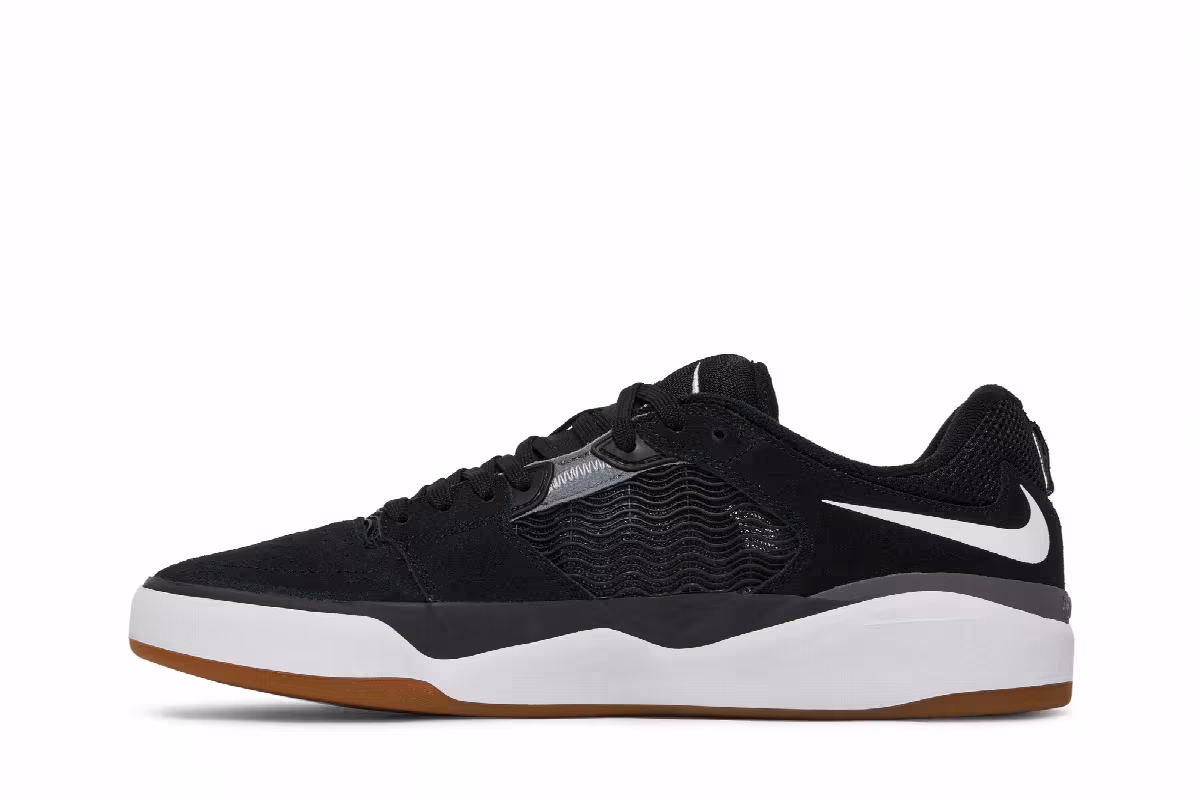 Nike Ishod Wair SB Black White, view 4