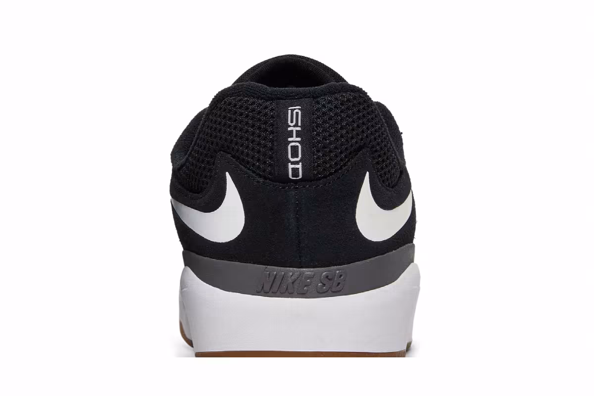 Nike Ishod Wair SB Black White, view 8
