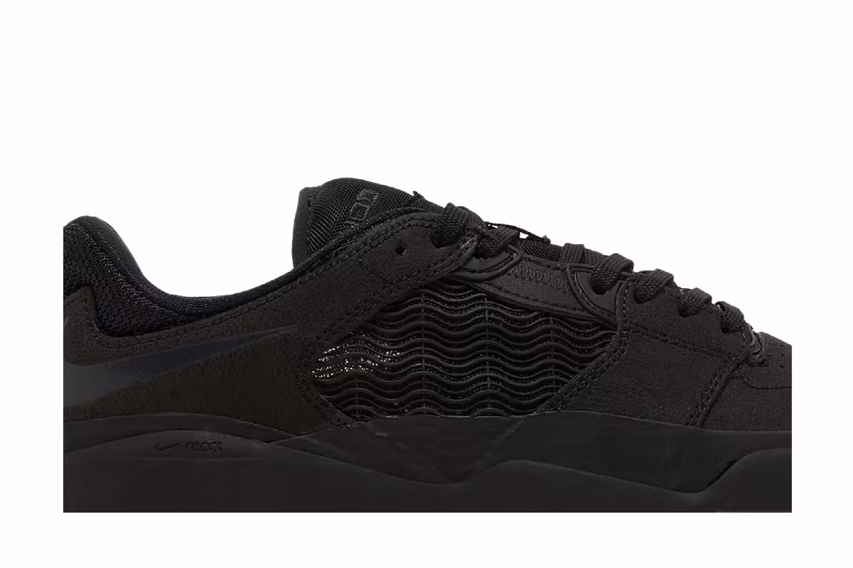 Nike Ishod Wair Premium SB Triple Black, view 3