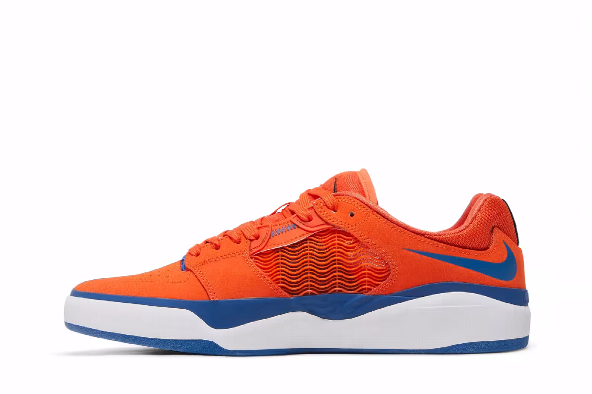 Nike Ishod Wair Premium SB Orange Blue Jay, view 4