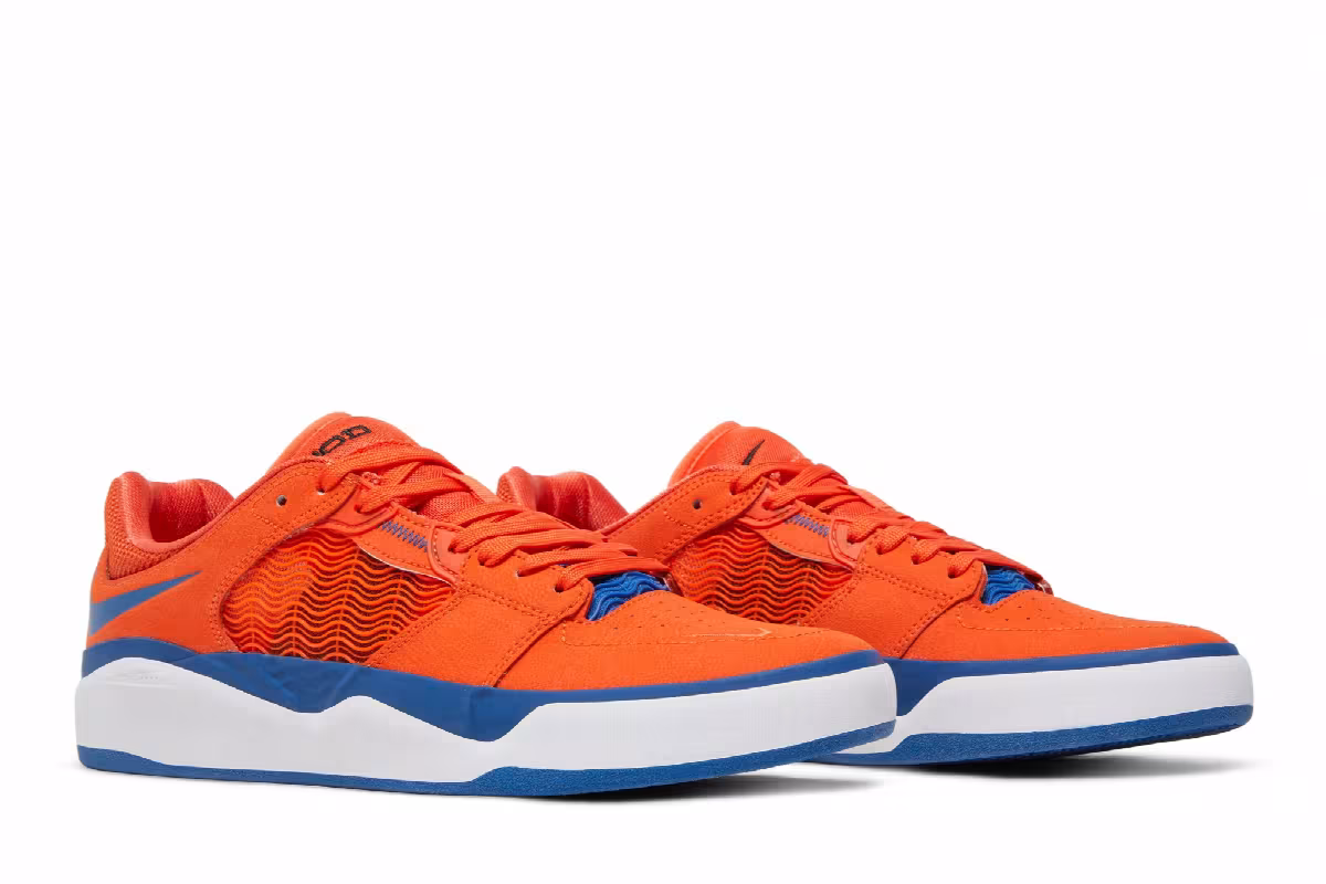 Nike Ishod Wair Premium SB Orange Blue Jay, view 9