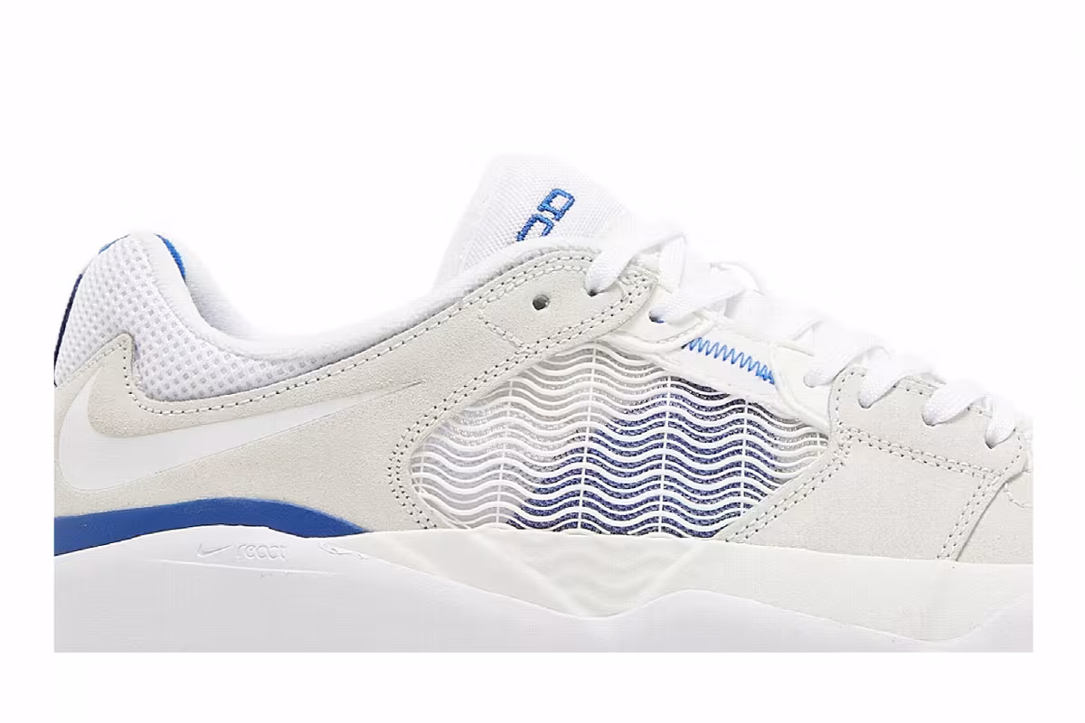 Nike Ishod Wair SB White Game Royal, view 3