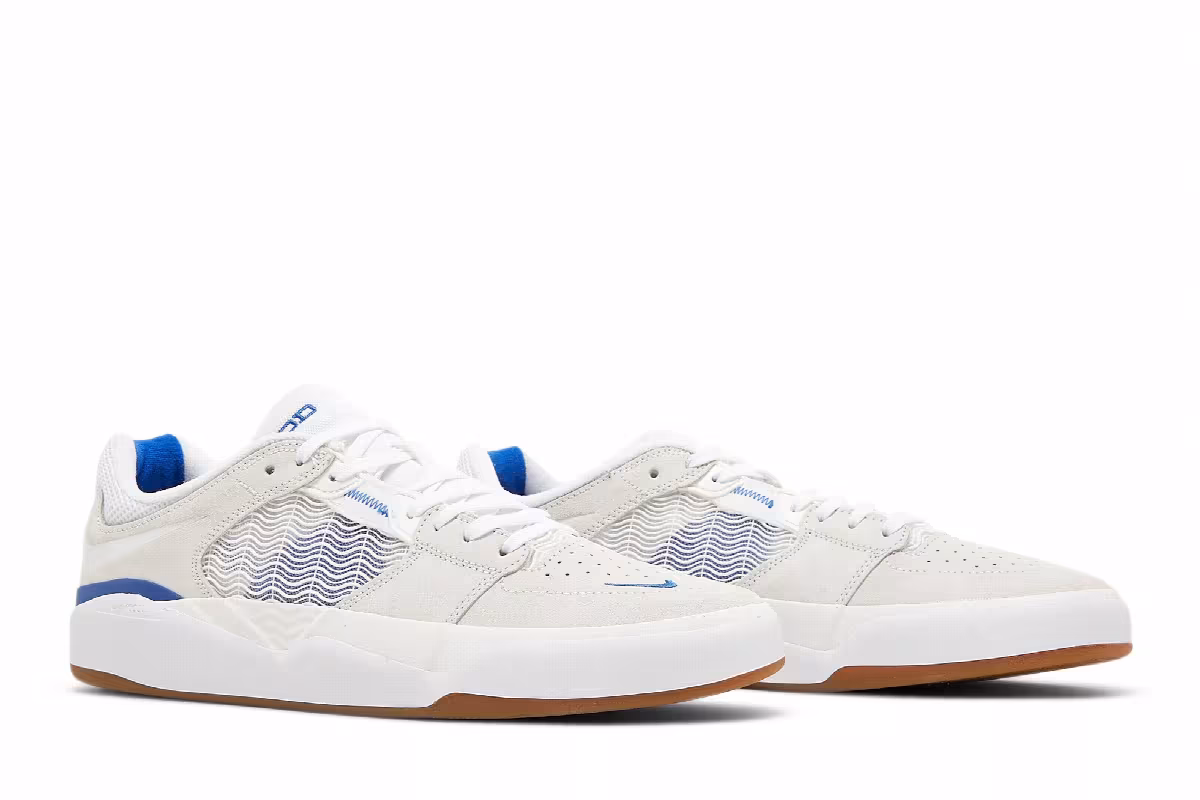 Nike Ishod Wair SB White Game Royal, view 9