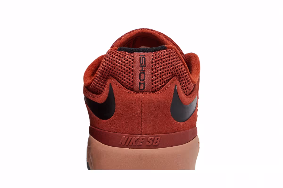 Nike Ishod Wair SB Rugged Orange Mineral Clay, view 8