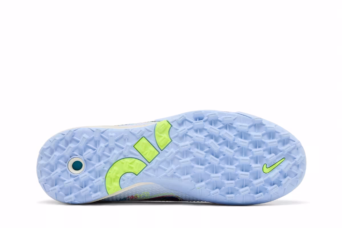 Nike Mercurial Air Zoom Vapor 14 Pro TF Football Grey Light Marine, view 5