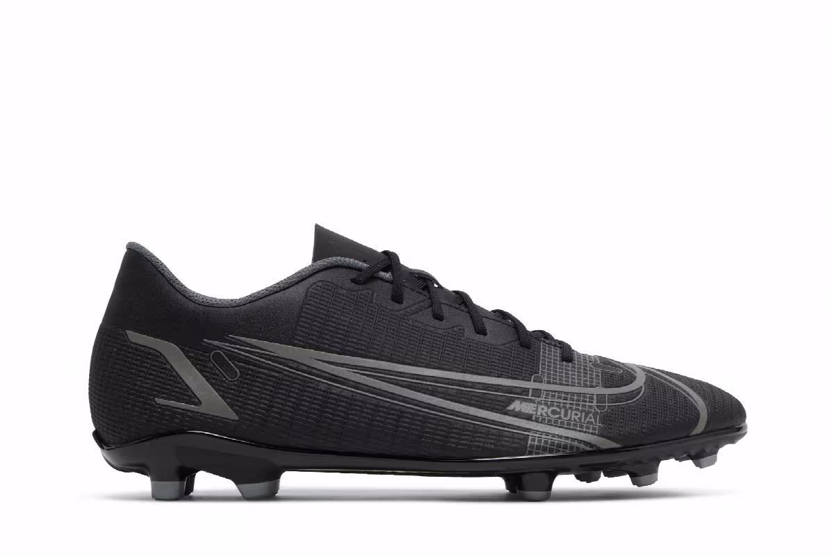 Nike Mercurial Vapor 14 Club FG MG Black Iron Grey, view 2
