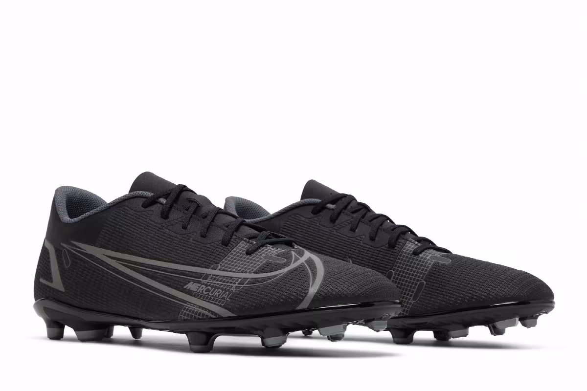 Nike Mercurial Vapor 14 Club FG MG Black Iron Grey, view 9