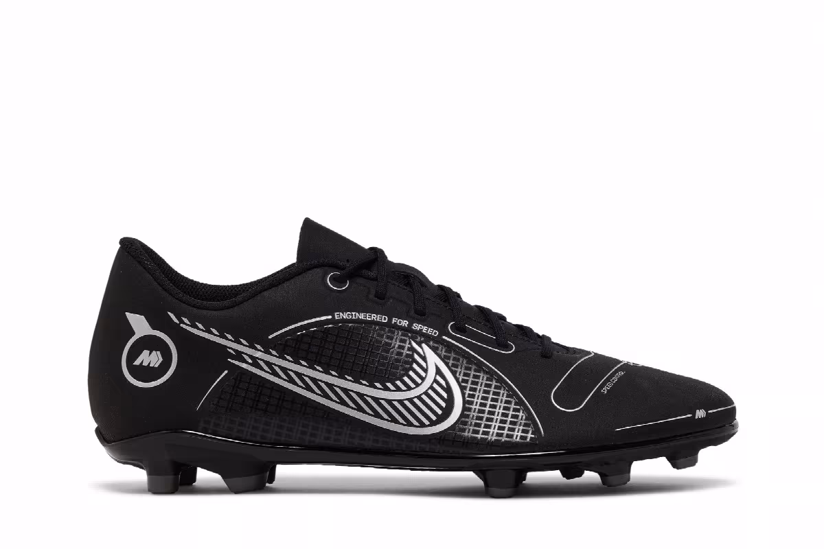 Nike Mercurial Vapor 14 Club MG Black Metallic Silver, view 2