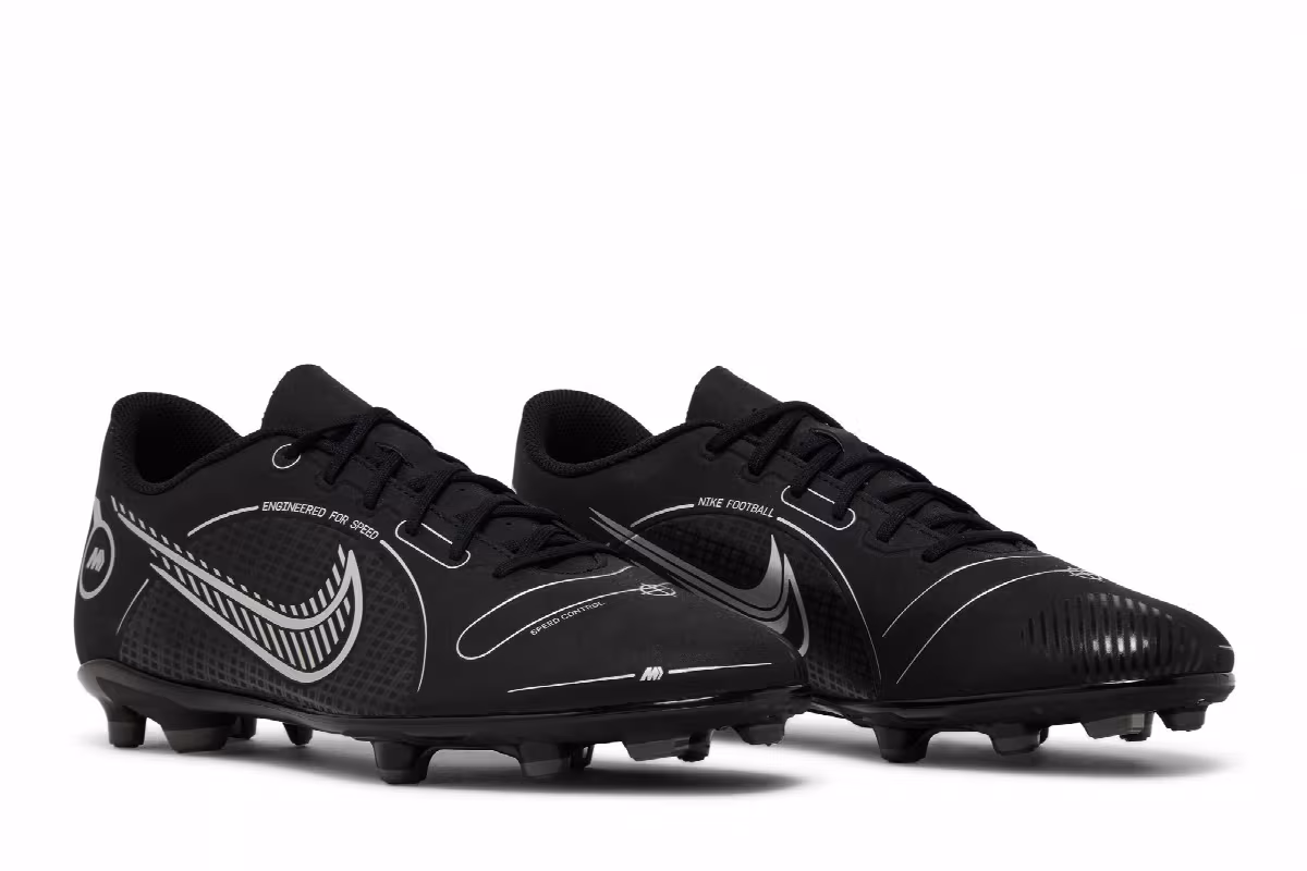 Nike Mercurial Vapor 14 Club MG Black Metallic Silver, view 9