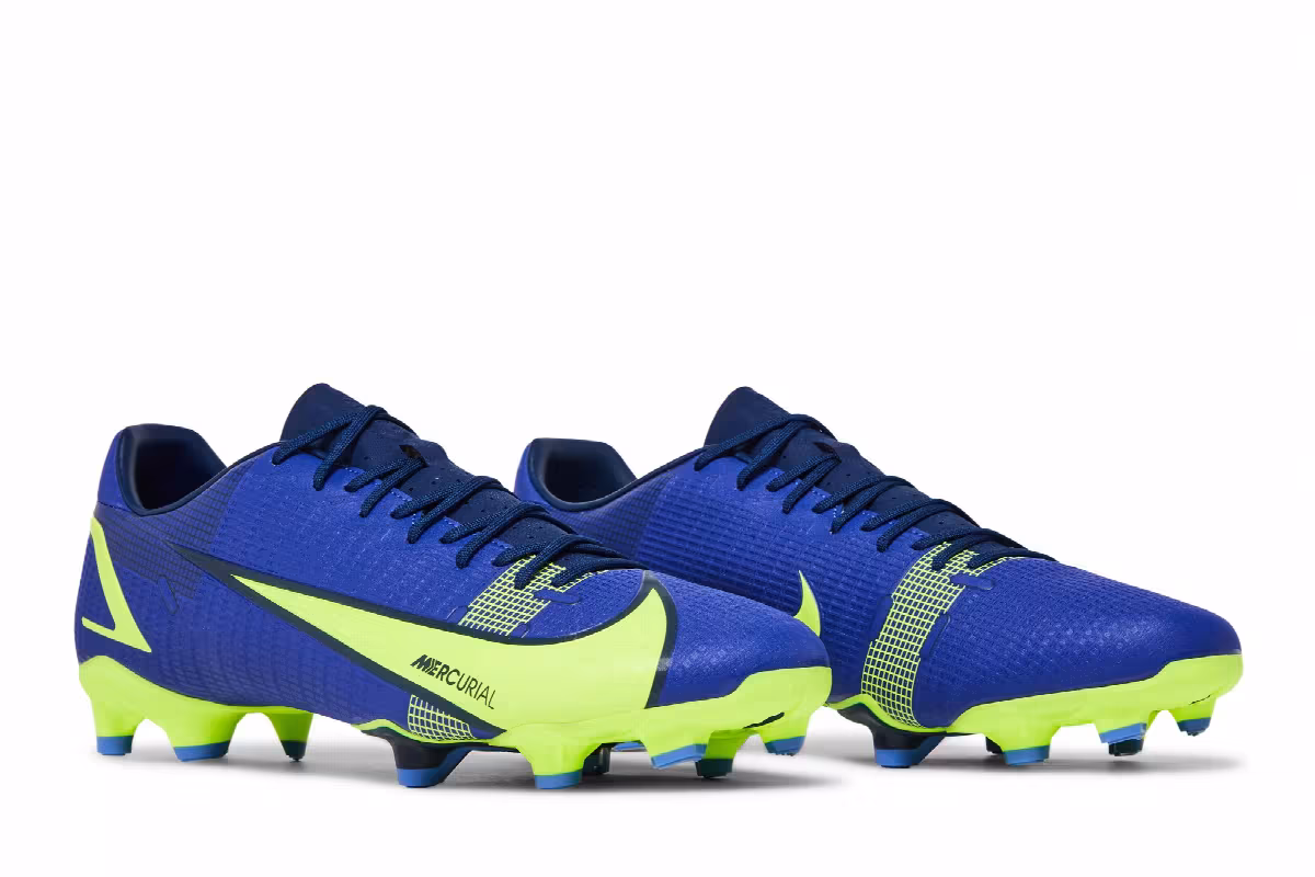 Nike Mercurial Vapor 14 Academy FG MG Lapis Volt, view 9