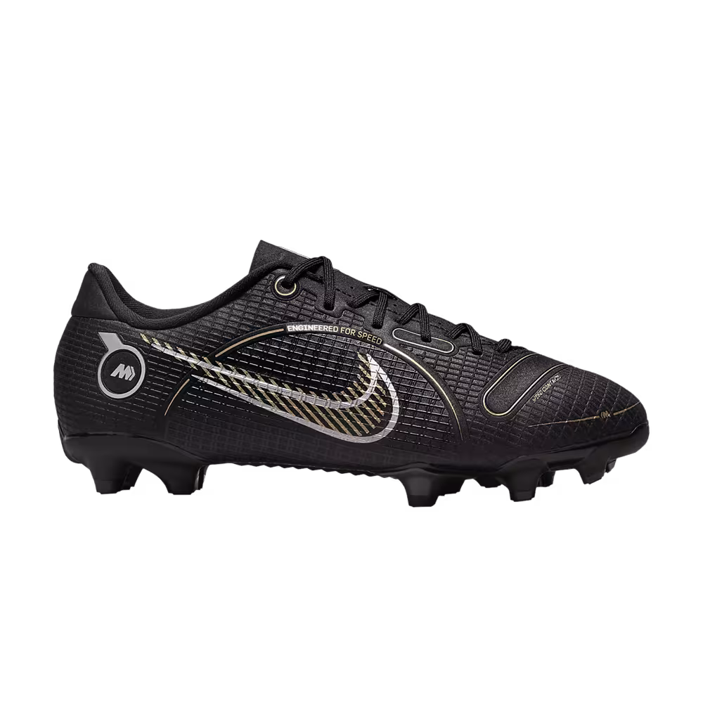 Nike Mercurial Vapor 14 Academy MG GS Black Metallic Gold