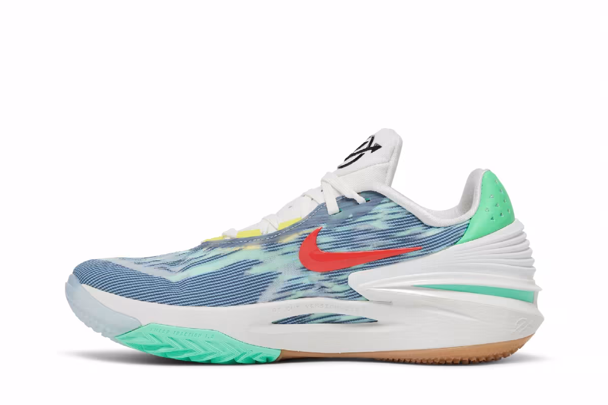 Nike Air Zoom GT Cut 2 Leche Blue Green Glow, view 4