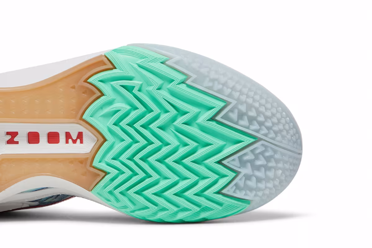 Nike Air Zoom GT Cut 2 Leche Blue Green Glow, view 6