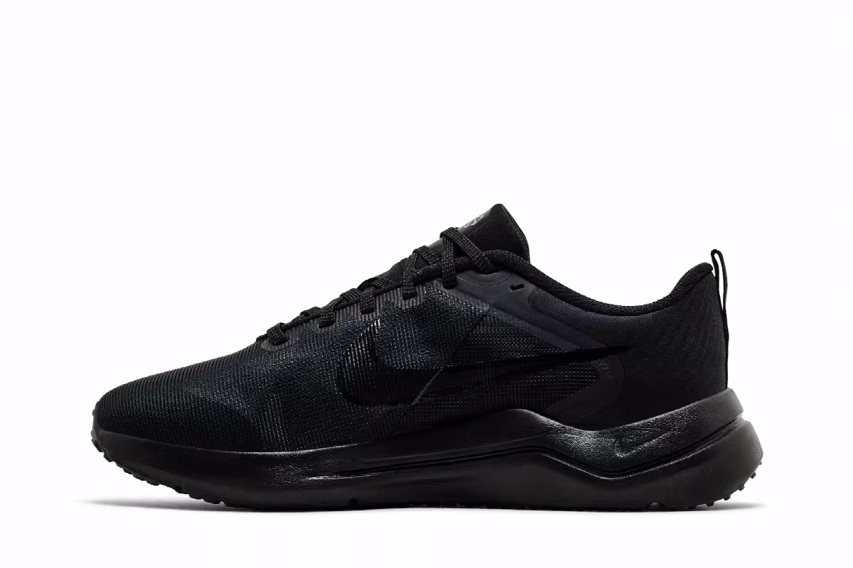 Nike Downshifter 12 Extra Wide Black Particle Grey, view 4