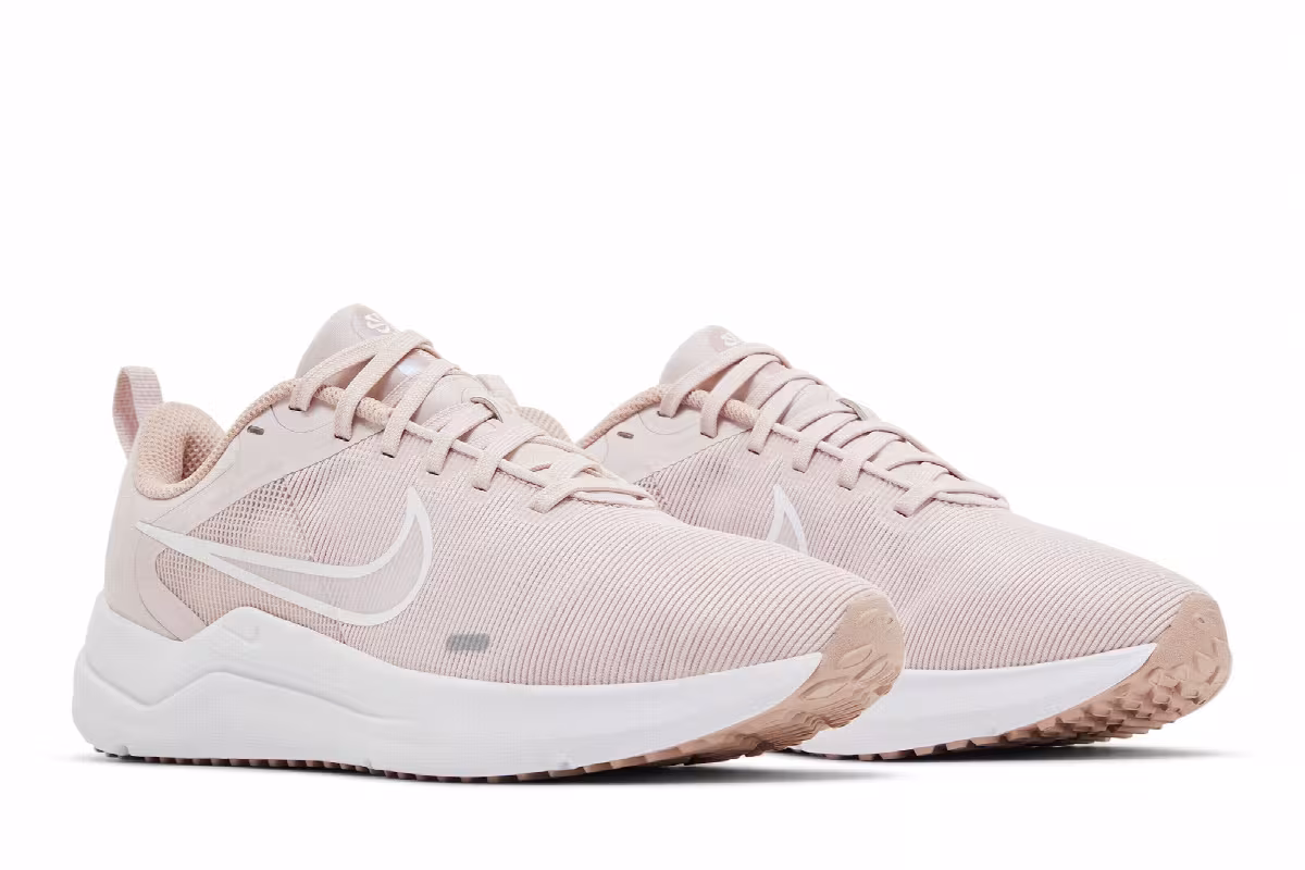 Nike Women's Downshifter 12 Barely Rose Pink Oxford, view 9