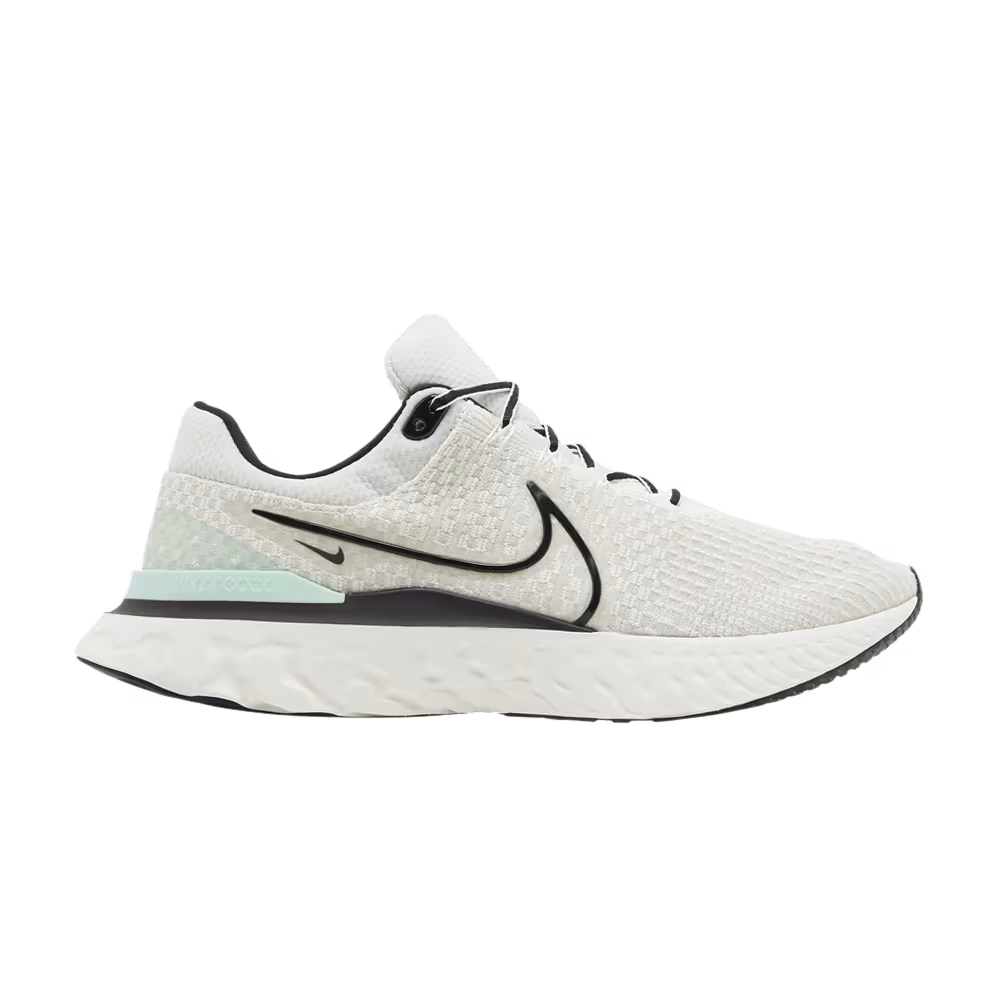 Nike React Infinity Run Flyknit 3 Phantom Black Mint
