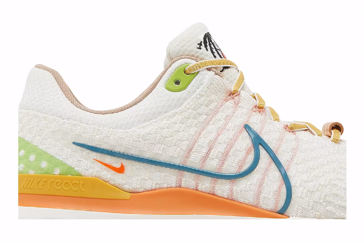 Nike React Infinity Run Flyknit 3 Sail Hot Curry, view 3