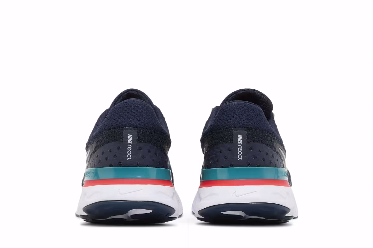 Nike React Infinity Run Flyknit 3 Obsidian Bright Spruce, view 7