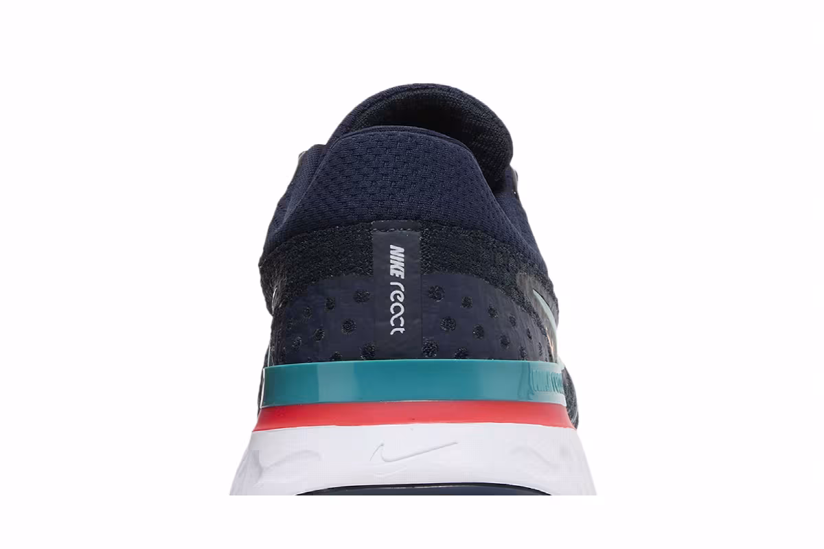 Nike React Infinity Run Flyknit 3 Obsidian Bright Spruce, view 8