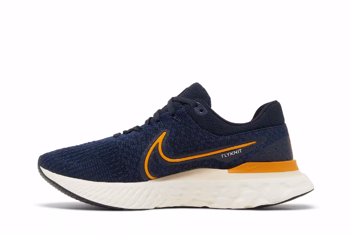 Nike React Infinity Run Flyknit 3 Premium Dark Obsidian, view 4