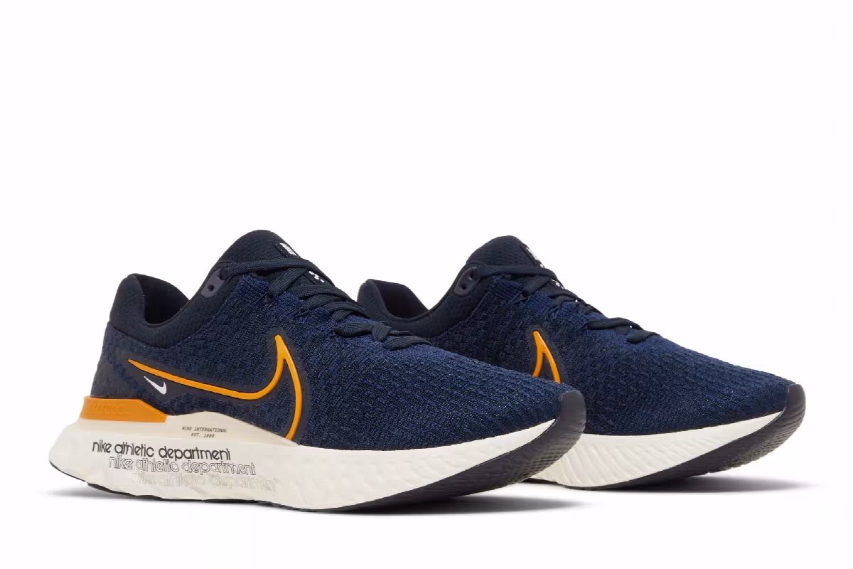 Nike React Infinity Run Flyknit 3 Premium Dark Obsidian, view 9