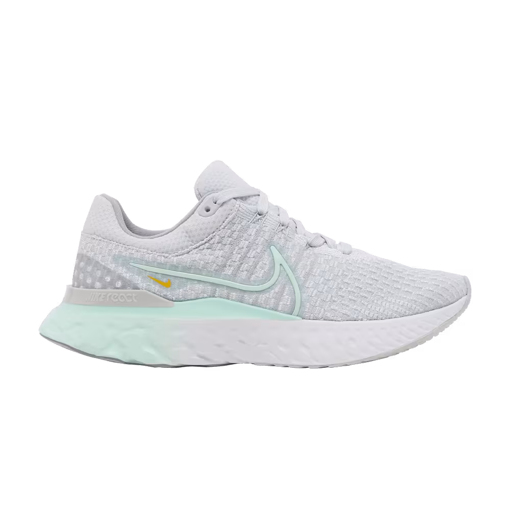 Nike Women's React Infinity Run Flyknit 3 Pure Platinum Mint Foam