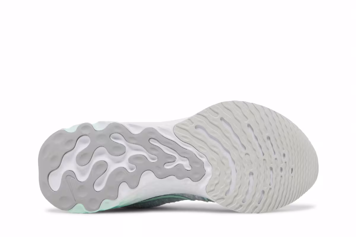 Nike Women's React Infinity Run Flyknit 3 Pure Platinum Mint Foam, view 5