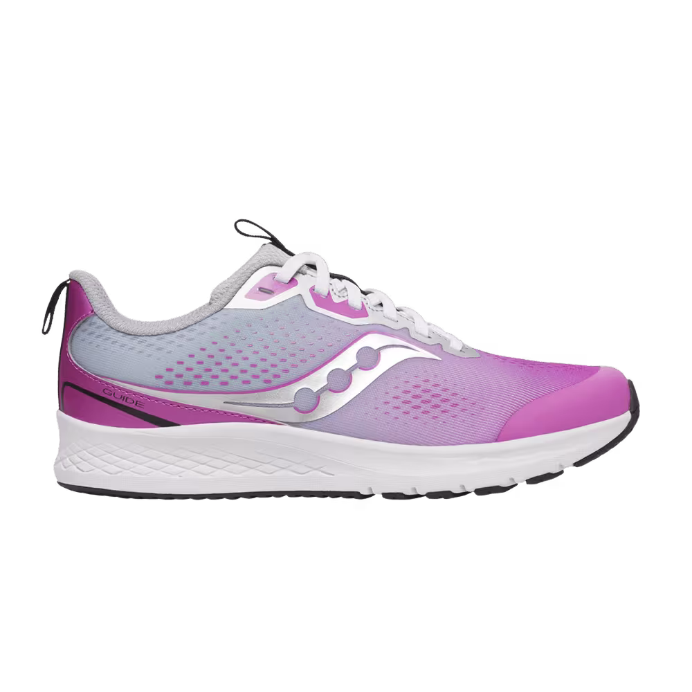 Saucony Guide 16 Big Kid Grey Berry