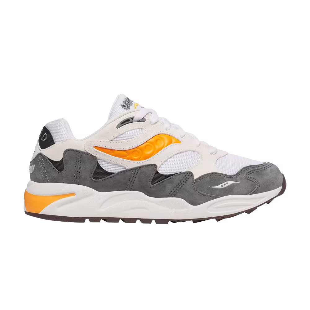 Saucony Grid Shadow 2 Essential White Grey