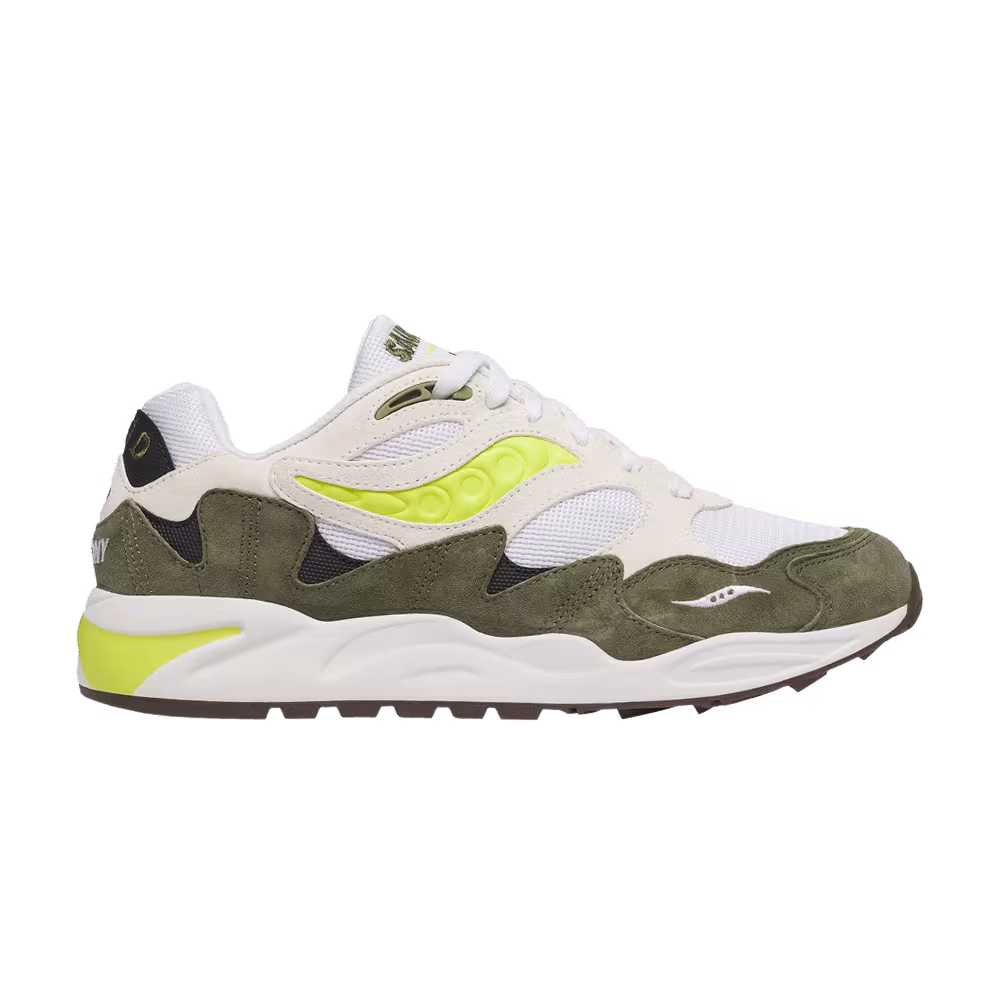 Saucony Grid Shadow 2 Essential White Green