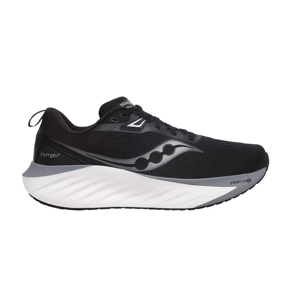 Saucony Triumph 22 Wide Black White