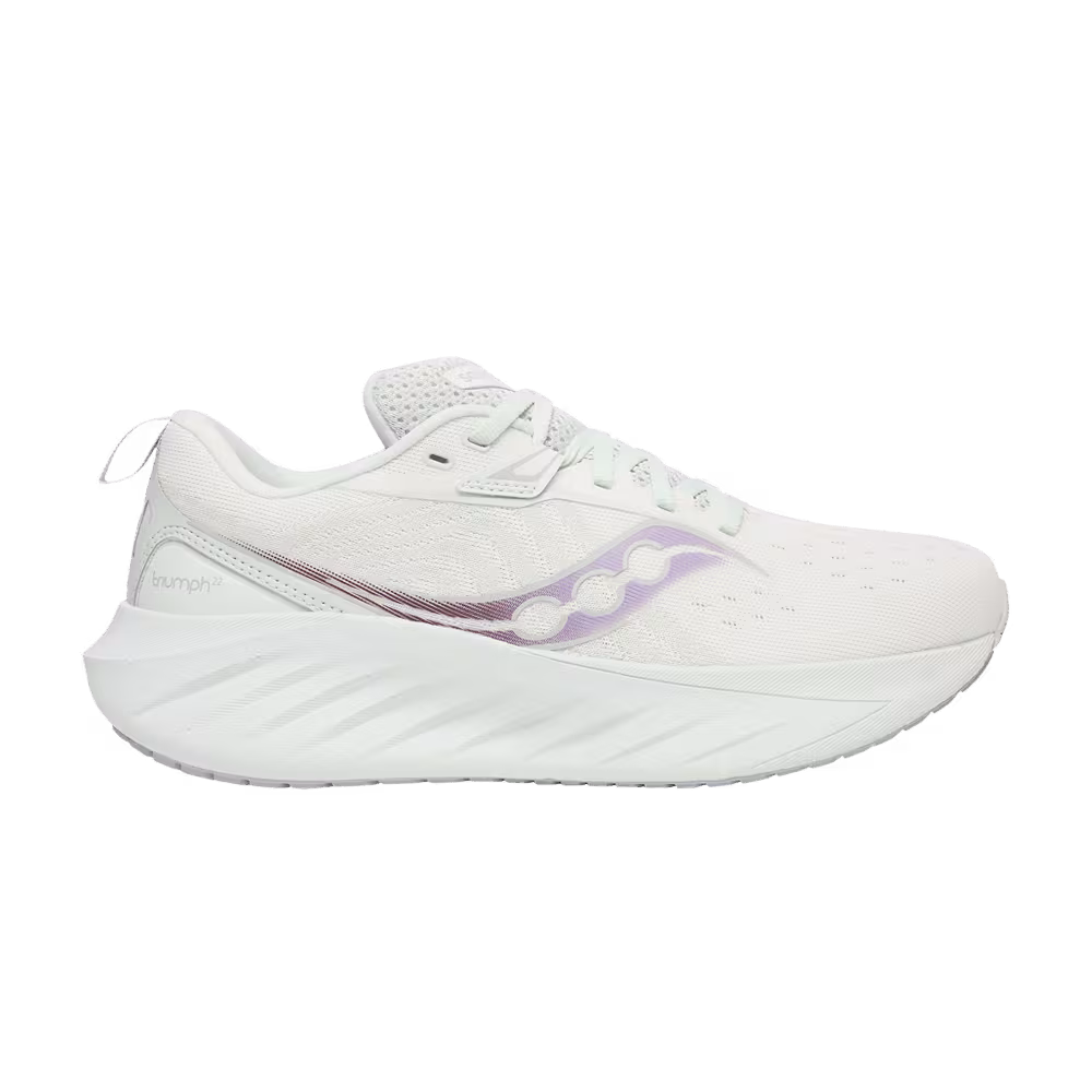 Saucony Women's Triumph 22 Wide White Foam