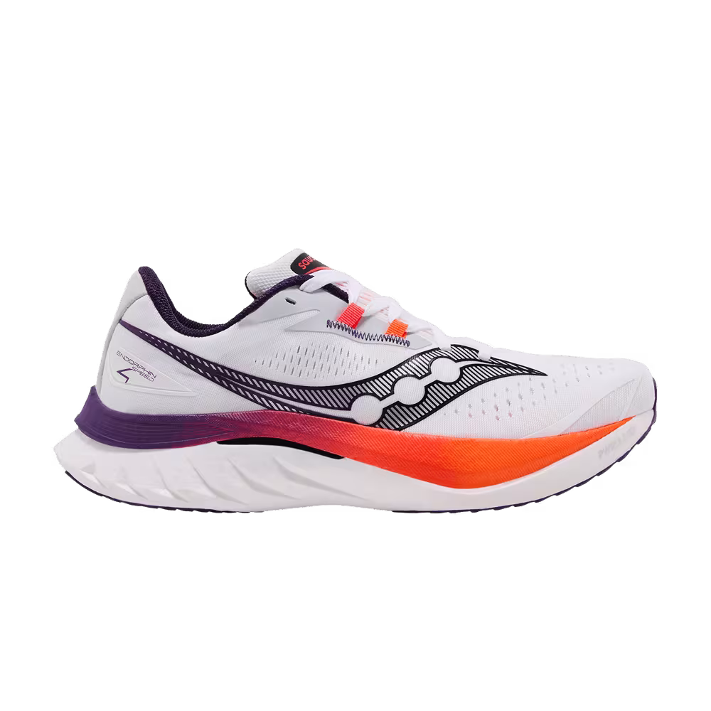 Saucony Endorphin Speed 4 White ViZiOrange